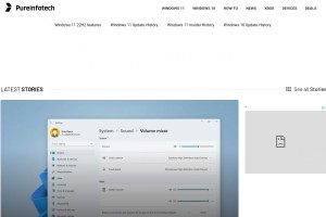 Screenshot of Pureinfotech - Simple computer help