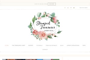 Screenshot of Sherry's Stamped Treasures