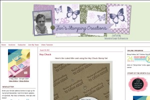 Screenshot of Jan's Stamping Creations