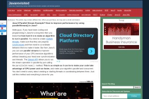 Screenshot of Java, MySql , Tibco RV and FIX Protocol Tutorial