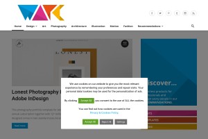 Screenshot of WE AND THE COLOR - A Blog for Graphic Design, Art, Photogra